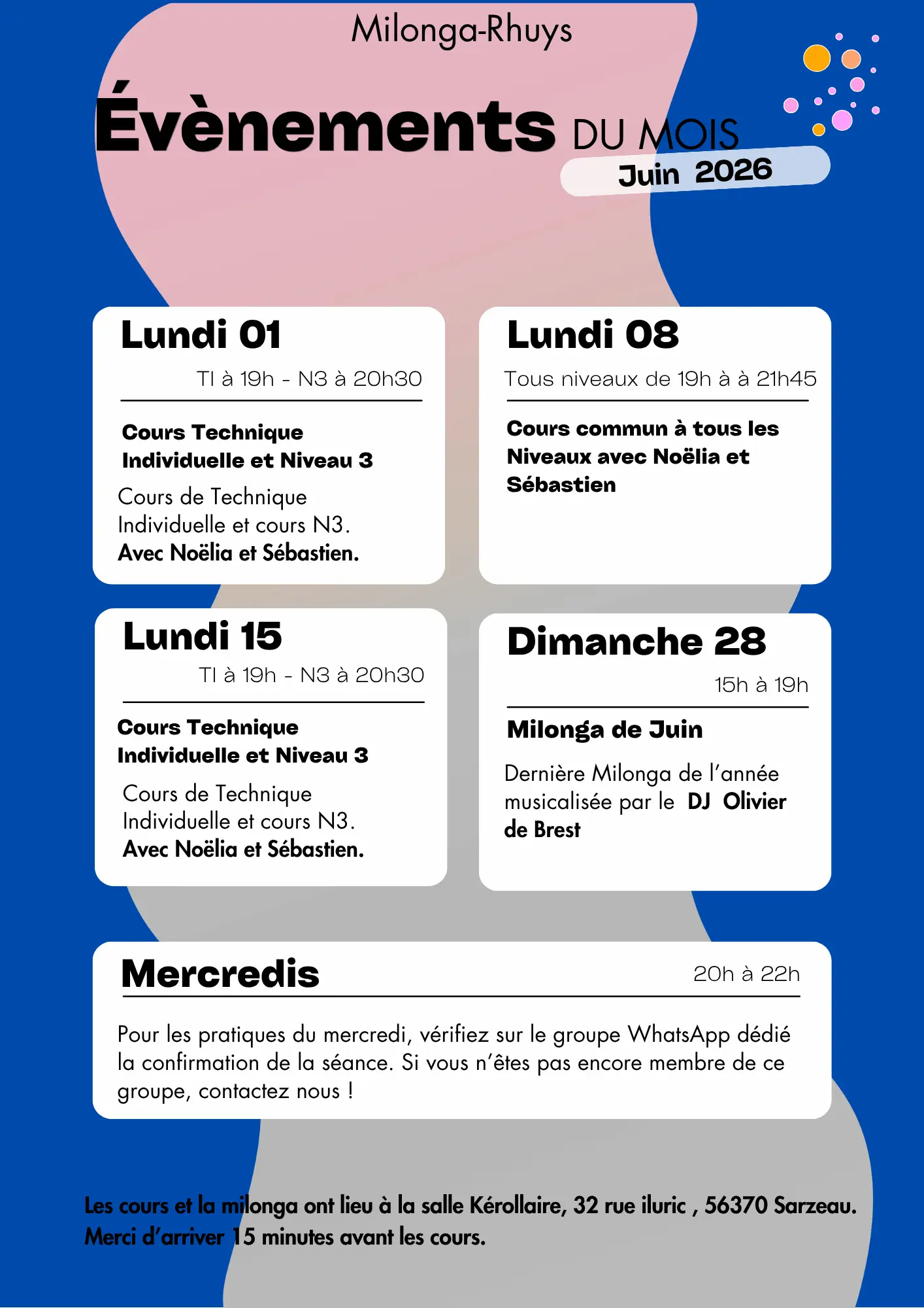 Évènements Juin 2026